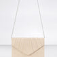 Formal Satin Pleated Evening Bag Bridal Evening Clutch Bag
