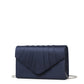 Formal Satin Pleated Evening Bag Bridal Evening Clutch Bag