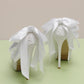 Women's Wedding Shoes Decorative Heel Wedding Heels Bridal Shoes With Beading WS0009