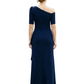 Off Shoulder Slit Mother of the Brides Dresses Floor Length Formal Gowns