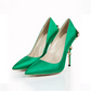 Women Satin Formal Pointed Toe Pumps High Heel Sexy Stilettos Slip On Office Cute Evening Dress Shoes