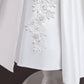 Flower Girls Dress Formal with Bow A-line Satin Lace Princess Gown for Wedding Kids Guest Dress