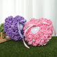 PE Foam Rose Flower Heart Shape Ring Pillow Wedding Ring Box