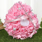 PE Foam Rose Flower Heart Shape Ring Pillow Wedding Ring Box
