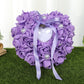 PE Foam Rose Flower Heart Shape Ring Pillow Wedding Ring Box