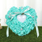 PE Foam Rose Flower Heart Shape Ring Pillow Wedding Ring Box
