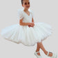 Pretty Princess Ball Gown Flower Girl Dresses Pageant Dress Fluffy Tulle Long Birthday Dress