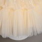 Flower Girls Dress Formal with Bow Sequin & Feathers A-line Tulle Princess Gown for Wedding