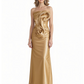 Sexy Sweetheart Silky Satin Mermaid Long Formal Evening Dresses For Women