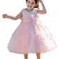 Flower Girls Dress Cute Rainbow Flowers A-line Princess Gown for Wedding Kids Tutu Dress