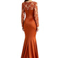 Chic V-neck Mother of The Bride Dresses Long s Formal Evening Dresses Mermaid