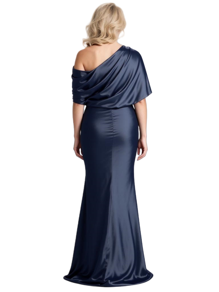 Elegant One Shoulder Formal Dresses Mermaid Mother of The Bride Dress