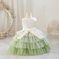 Gradient Flower Girls Dress Cute Princess Gown for Wedding Gradient Kids Tutu Dresses