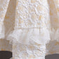 Lace Satin Flower Girls Dress Cute Princess Gown for Wedding Kids Tutu Dresses
