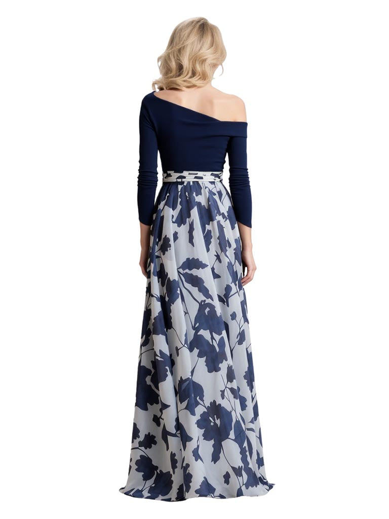 Off Shoulder Floral Mother of The Bride Dresses Wedding Clothes Women Dresses