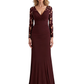 V-Neck Plus Size Mermaid Dresses Mother of The Groom Dresses Long Formal Mermaid