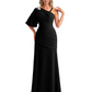 Embroidered Lace Bodice Mother of the Bride Dress Chiffon Maxi Dress Plus Size