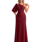 Embroidered Lace Bodice Mother of the Bride Dress Chiffon Maxi Dress Plus Size