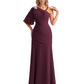 Embroidered Lace Bodice Mother of the Bride Dress Chiffon Maxi Dress Plus Size