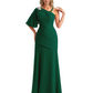 Embroidered Lace Bodice Mother of the Bride Dress Chiffon Maxi Dress Plus Size