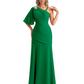 Embroidered Lace Bodice Mother of the Bride Dress Chiffon Maxi Dress Plus Size