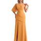 Embroidered Lace Bodice Mother of the Bride Dress Chiffon Maxi Dress Plus Size
