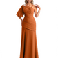 Embroidered Lace Bodice Mother of the Bride Dress Chiffon Maxi Dress Plus Size