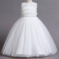Elegant Cupcake Flower Girls Dress Tulle Princess Gown for Wedding Kids