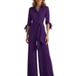 Modern V-Neck Mother of The Bride Groom Dresses Jumpsuits Wedding Formal Gowns For Mom