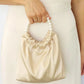 Bridesmaid Handbag Satin Evening Clutch Elegant Wedding Accessory Bridal Shower Pearl Bag Chic Handbag