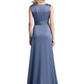 Sleeveless Lace Formal Dresses Jewel Mother of The Bride Dresses