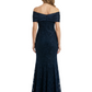 Mermaid Lace Formal Gowns Mother of the Brides Dresses Floor Length Off Shoulder