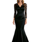 Mermaid Long Mother of The Bride Groom Dresses Elegant Wedding Evening Mother Outfits