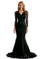 Mermaid Long Mother of The Bride Groom Dresses Elegant Wedding Evening Mother Outfits