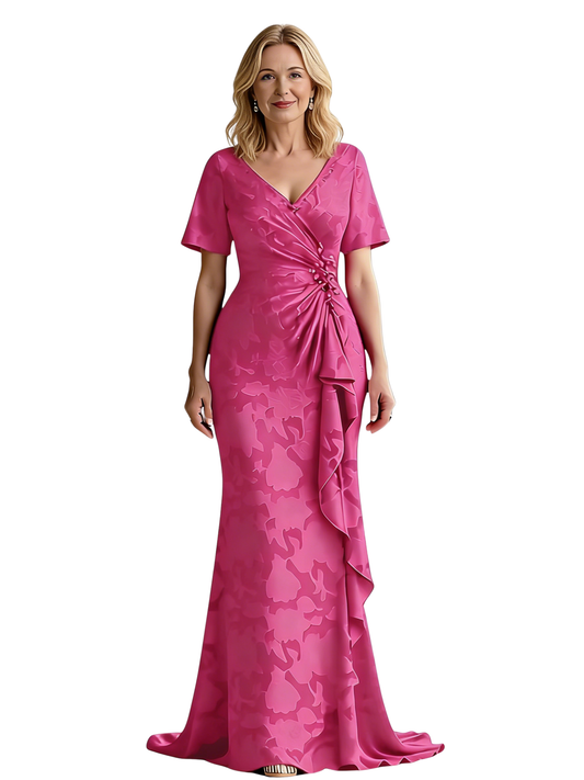 Mermaid Custom Fit Mother of The Groom Dresses Wedding Evening Mother Outfits