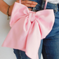 Satin Bow Crossbody Bag Shoulder Evening Bag Fanny Pack Cell Phone Purse Small