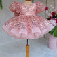 Wedding Flower girl Dresses Kids costume Bridesmaids Princess Party Pageant Prom Baby Girl