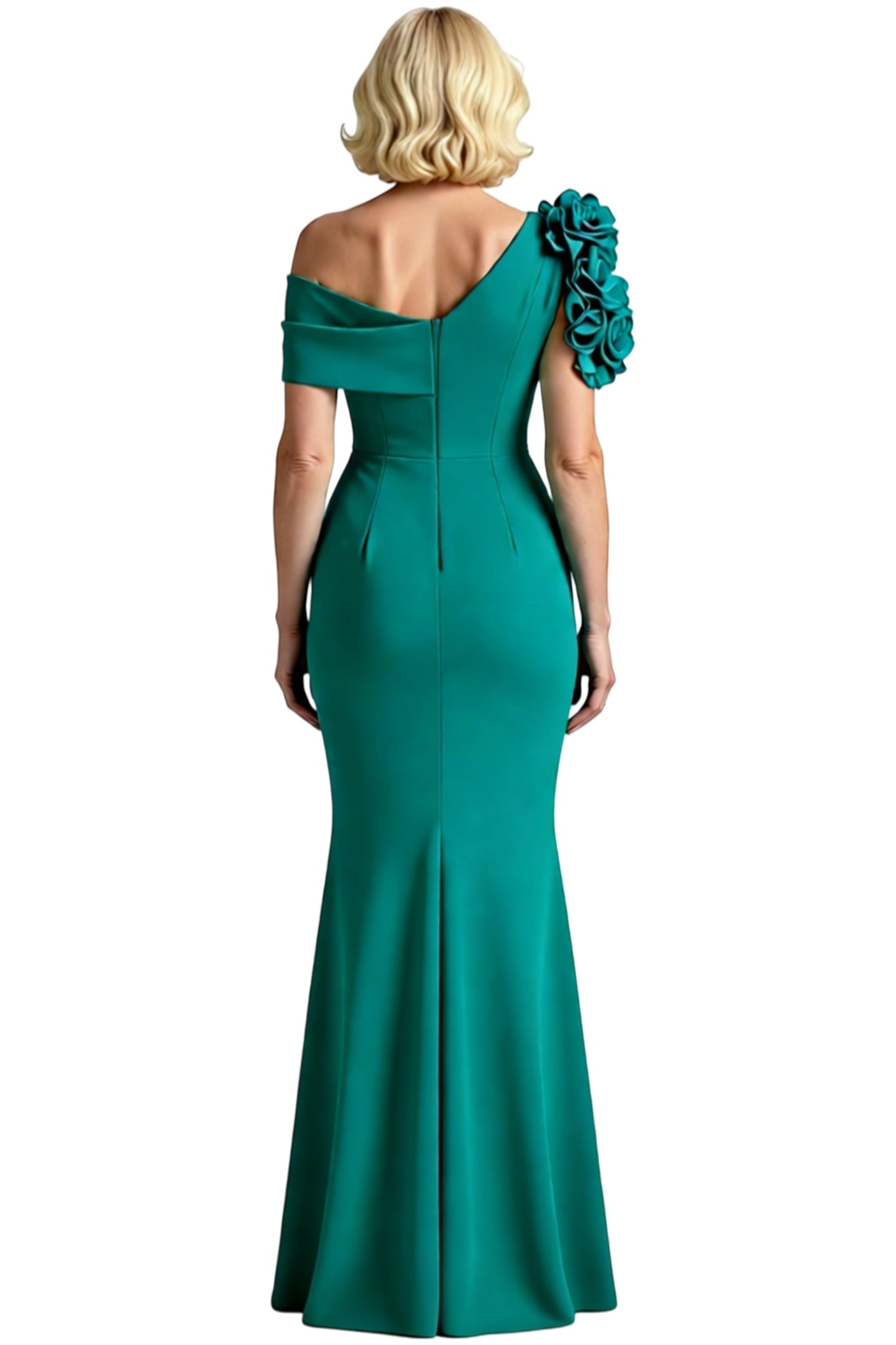 Off Shoulder Mother of the Bride Dresses Slit Silk Satin Formal Dresses for Weddings Modern