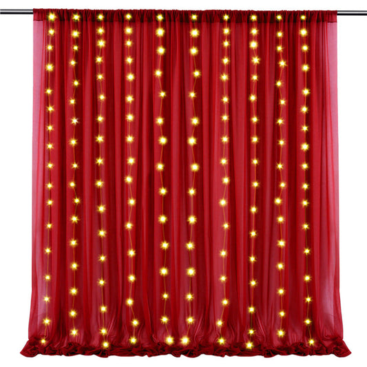 Luminous Outdoor Wedding Decoration Background Curtain