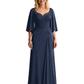 Chiffon Ruffle Dress Custom Mother of The Groom Dresses Wedding Mother Outfits Lace