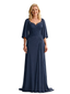 Chiffon Ruffle Dress Custom Mother of The Groom Dresses Wedding Mother Outfits Lace