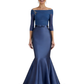 Elegant Off Shoulder Lace Chiffon A-Line Mother of The Bride Dresses Wedding