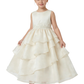 Lace Bodice Flower Girl For Wedding Party Gowns Layered Skirt Princess Wedding Dresses