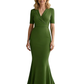 Sexy Custom Mother of The Groom Dresses Plus Size Grandmother Wedding Attire V-Neck