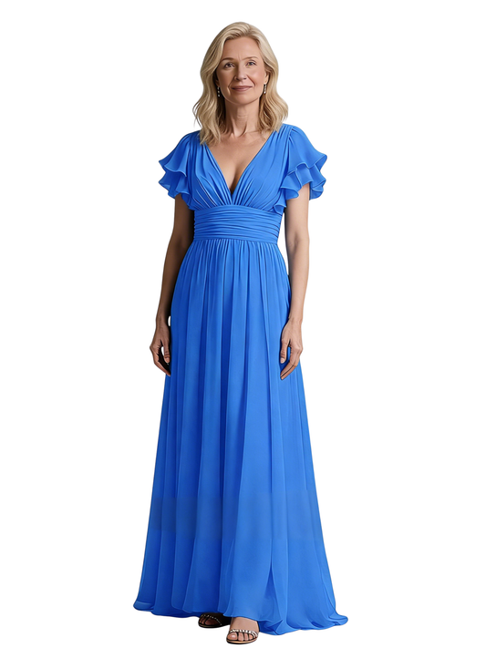 A-Line Dress Custom Mother of The Groom Dresses Plus Size Grandmother Wedding Attire