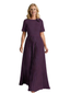 A-Line Chiffon Custom Mother of The Groom Dresses Grandmother Wedding Attire