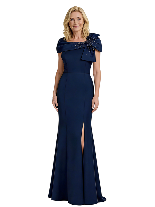A-Line Chiffon Custom Mother of The Groom Dresses Grandmother Wedding Attire Elegant