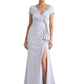 Elegant V Neck Lace Chiffon A-Line Mother of The Bride Dresses Luxe
