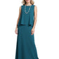 3PCS Chiffon Mother of The Bride Dresses A-line Wedding Formal Evening Gowns