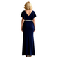 V-Neck Mother of the Bride Dresses Formal Dresses for Weddings A-Line Slit Wedding Guest Dresses